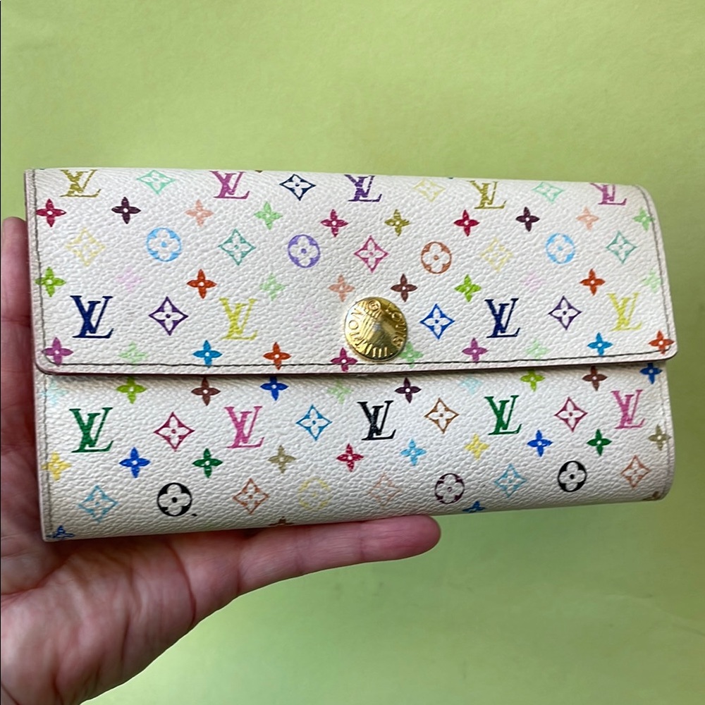 Vintage Louis Vuitton Iconic Takashi Murakami’s Monogram Multicolor Wallet